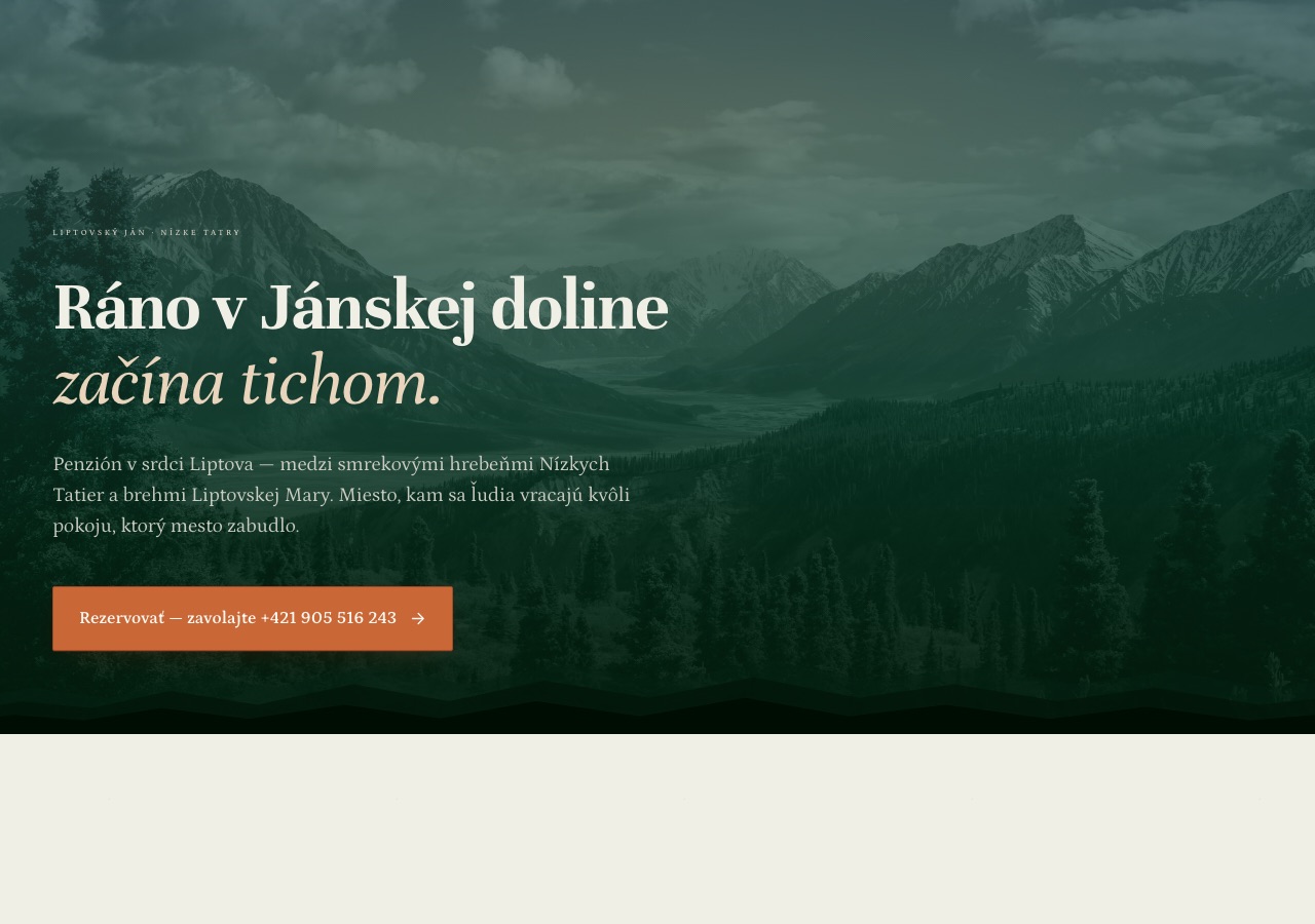 Liptov — accommodation